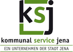 Logo des kommunal service jena (ksj)