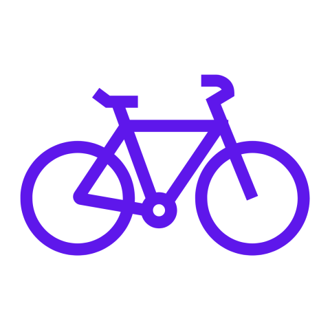 Icon von einem Fahrrad