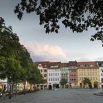 Der Blick auf dem Marktplatz vom Stadtmuseum aus.