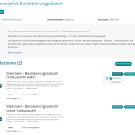 Auszug des Datenwürfel Bevölkerungsdaten des Katalogs (Daten und Modelle) der WISSENsAllemende Jena