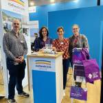 v. r.: Projektmanagerin Vanessa Huber, Projektleiterin Mandy Steinbrück, Gesamtprojektleiterin Dorothea Prell, Werkstudent Maximilian Mylius