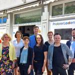Zu sehen Vertreter des Smart City Projekts und der Vhs Jena