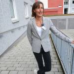 Mandy Steinbrück vor dem Smarten Quartier.