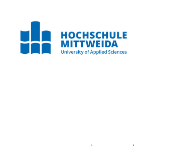 Ein Schriftzug: "Hochschule Mittweida University of Applied Sciences".