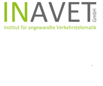 Schriftzug: "INAVET GmbH Institut für angewandte Verkehrstelematik"