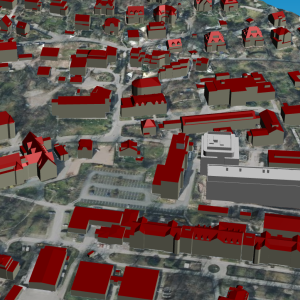 Karte von Jena in 3D